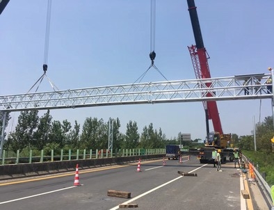 许昌许昌门架标牌施工现场